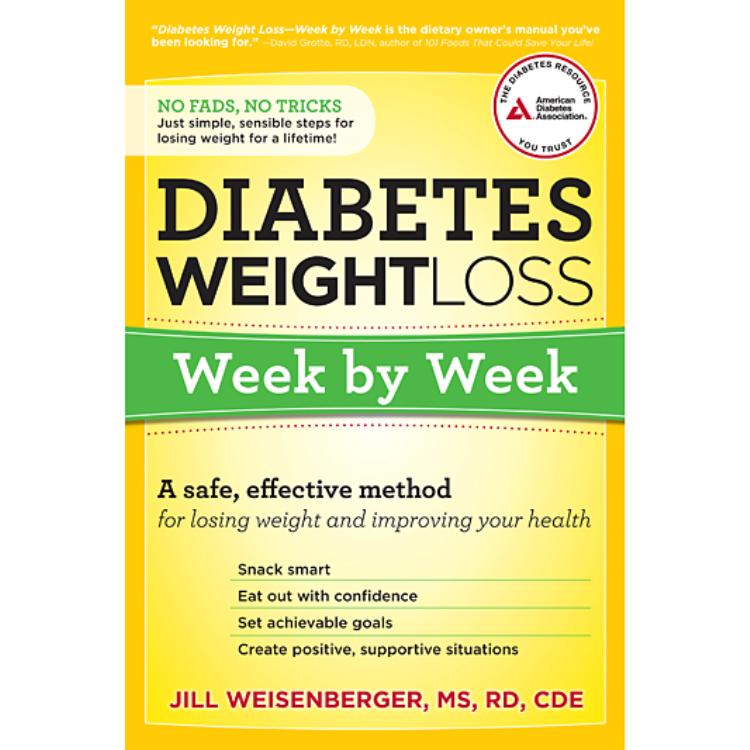 Diabetes Weight Loss: Week by Week. An interview with author Jill Weisenberger, MS, RD, CDE Diabetes Wt Loss week by week - jill pic of book