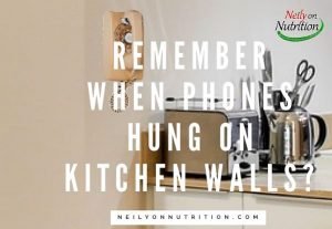 Remember When Phones Hung on Kitchen Walls? old phone